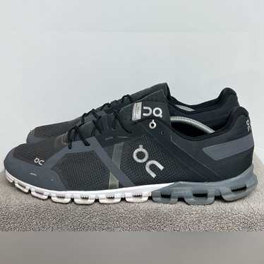  ON Running Men's Cloudflow Running Shoes (Black/Asphalt, 7)