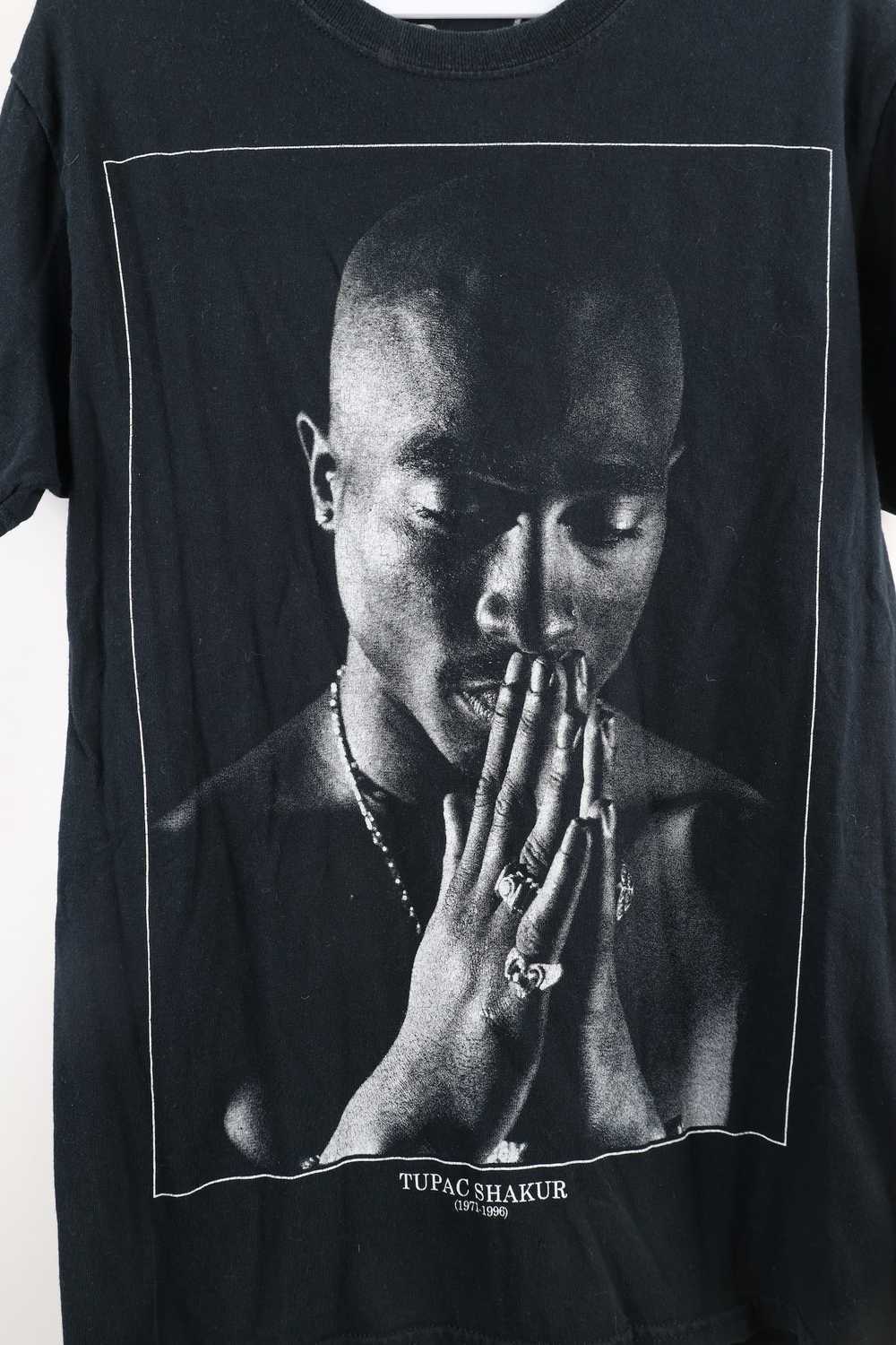 Vintage Retro Tupac Shakur 2Pac Hip Hop Rap Short… - image 4