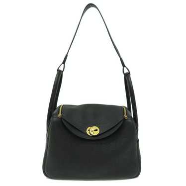 Hermes Hermes Lindy 26 Black Handbag Taurillon Wo… - image 1