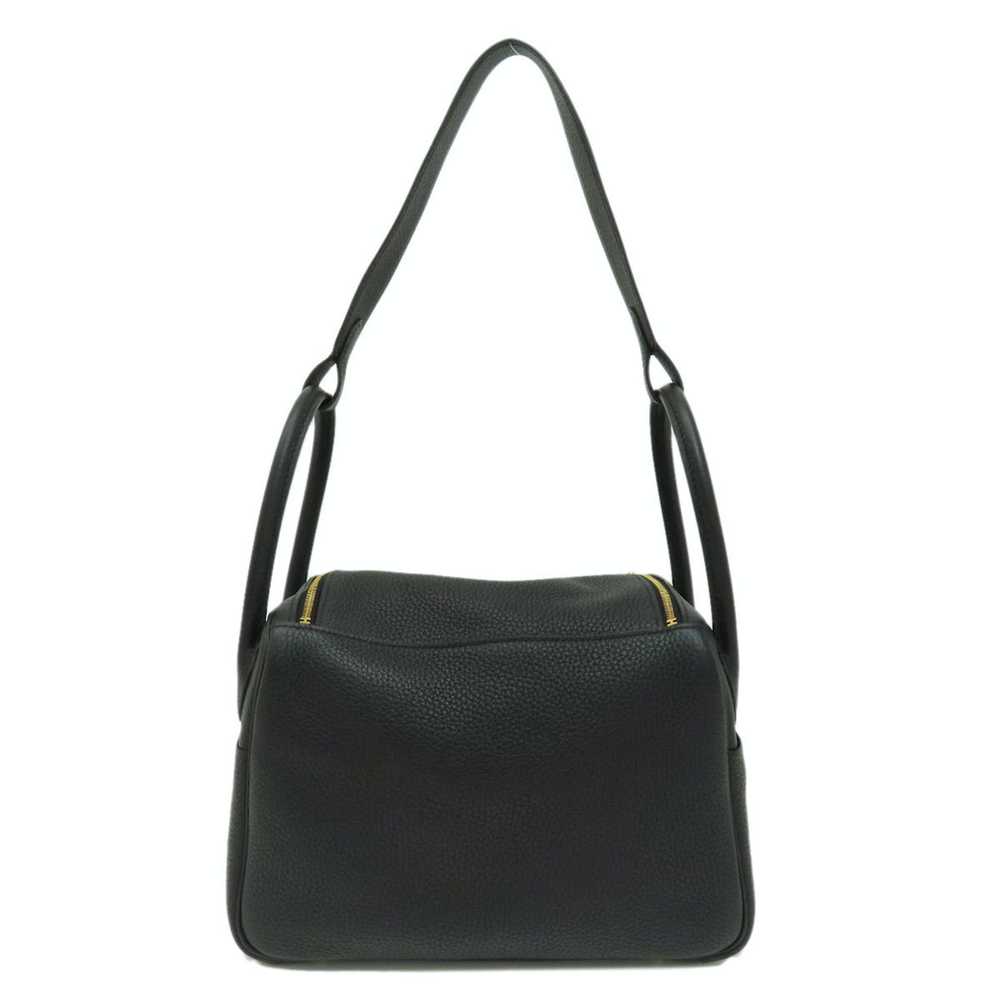 Hermes Hermes Lindy 26 Black Handbag Taurillon Wo… - image 2