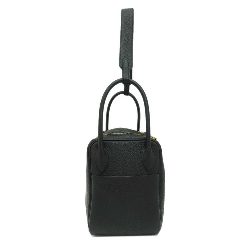 Hermes Hermes Lindy 26 Black Handbag Taurillon Wo… - image 3