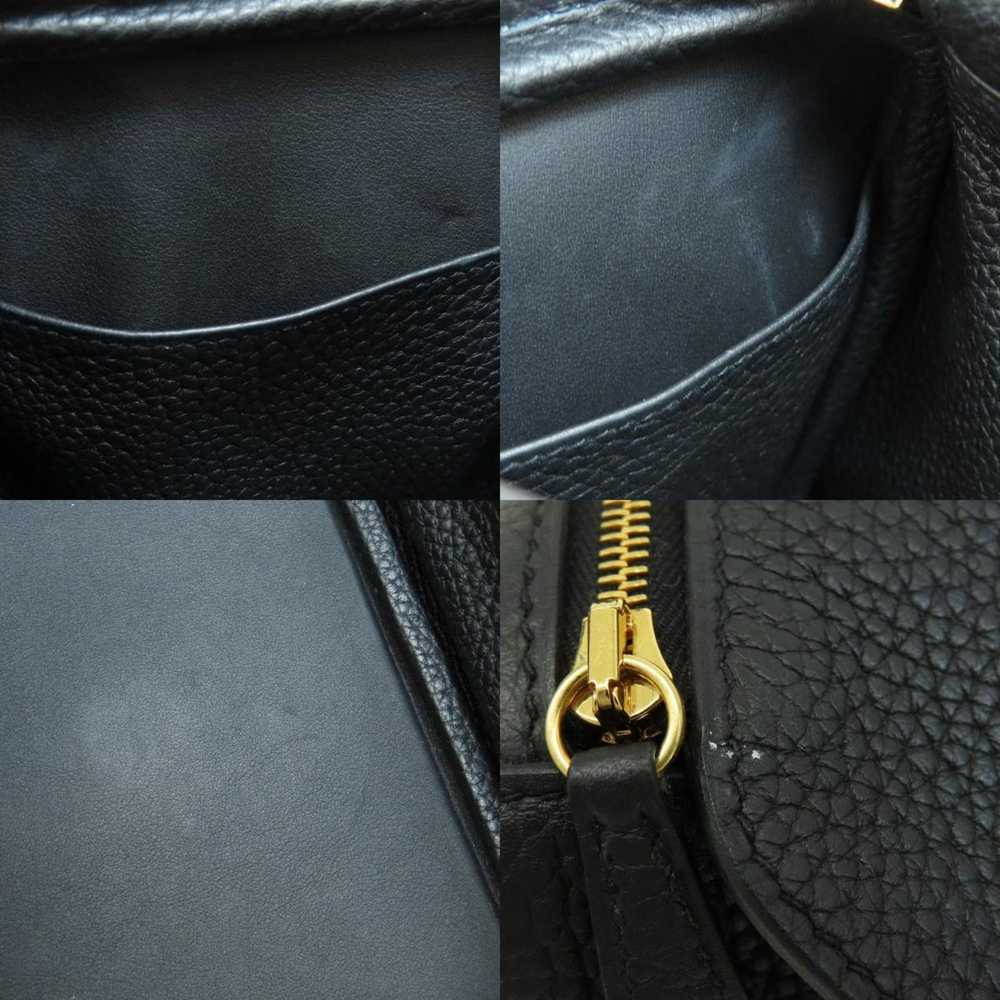 Hermes Hermes Lindy 26 Black Handbag Taurillon Wo… - image 6