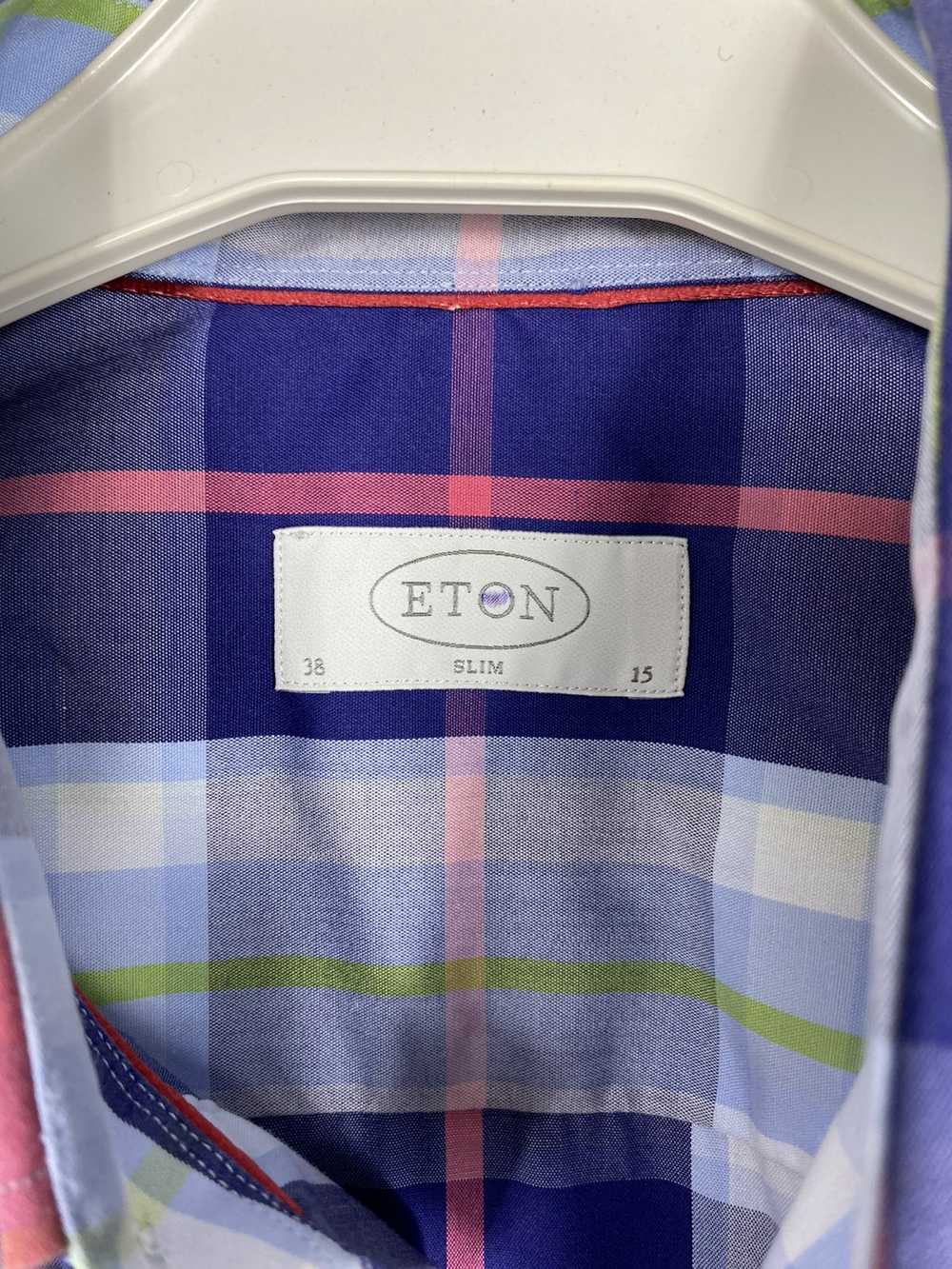 Eton × Luxury × Streetwear ETON Classic Slim Blue… - image 6