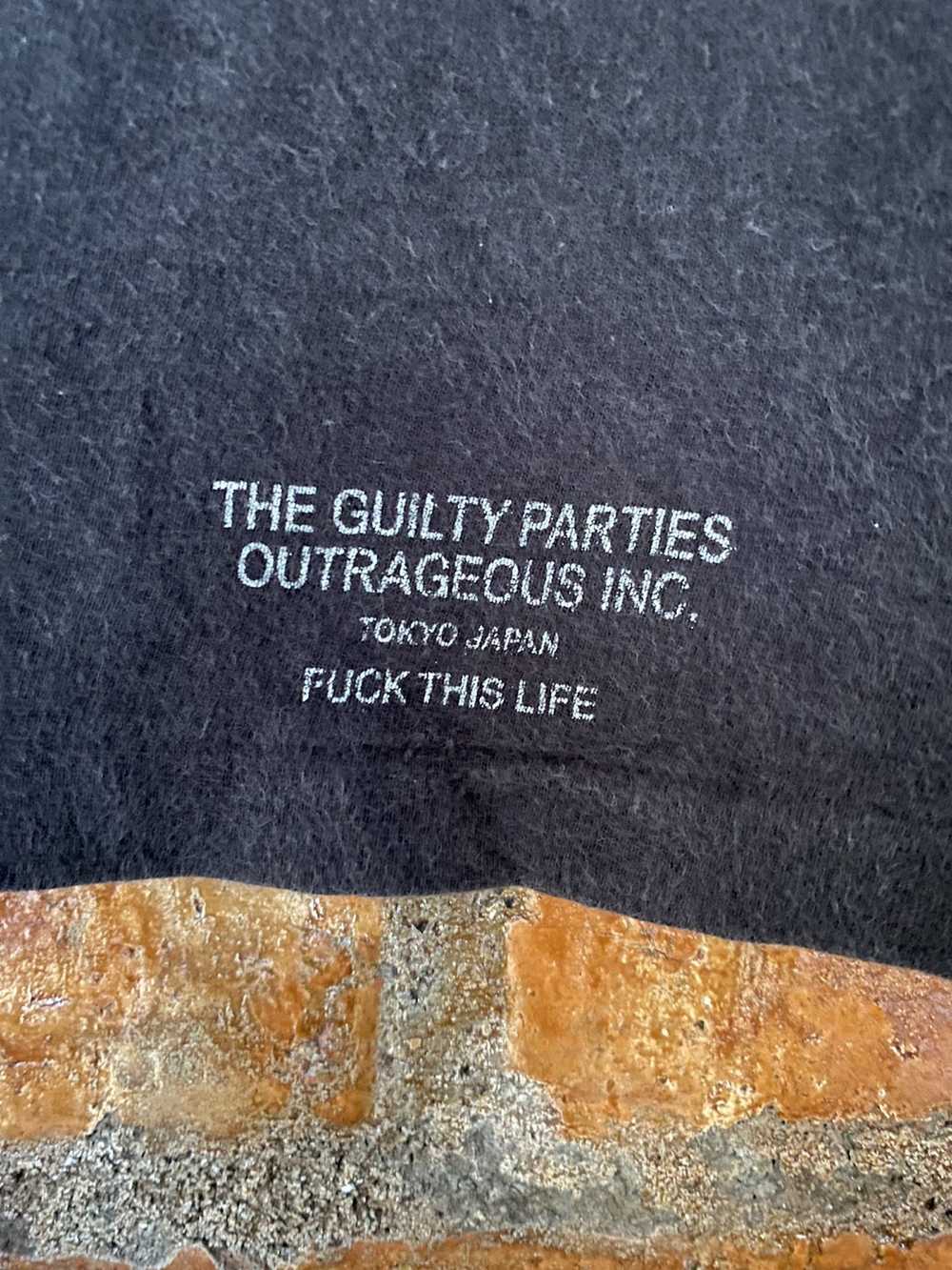 Guilty Parties × Wacko Maria Box logo cracked tee - image 5