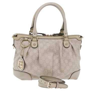 Sukey leather tote Gucci White in Leather - 18690131