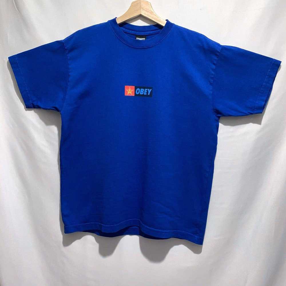 Obey × Vintage Vintage Obey Box Logo Rare T Shirt… - image 2