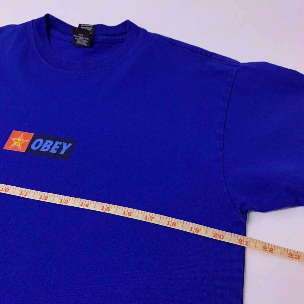 Obey × Vintage Vintage Obey Box Logo Rare T Shirt… - image 5