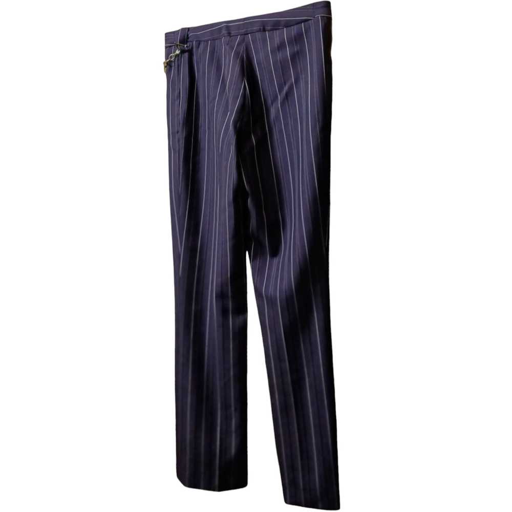 Versace VERSACE Pants Trousers Wool Straight Leg … - image 2