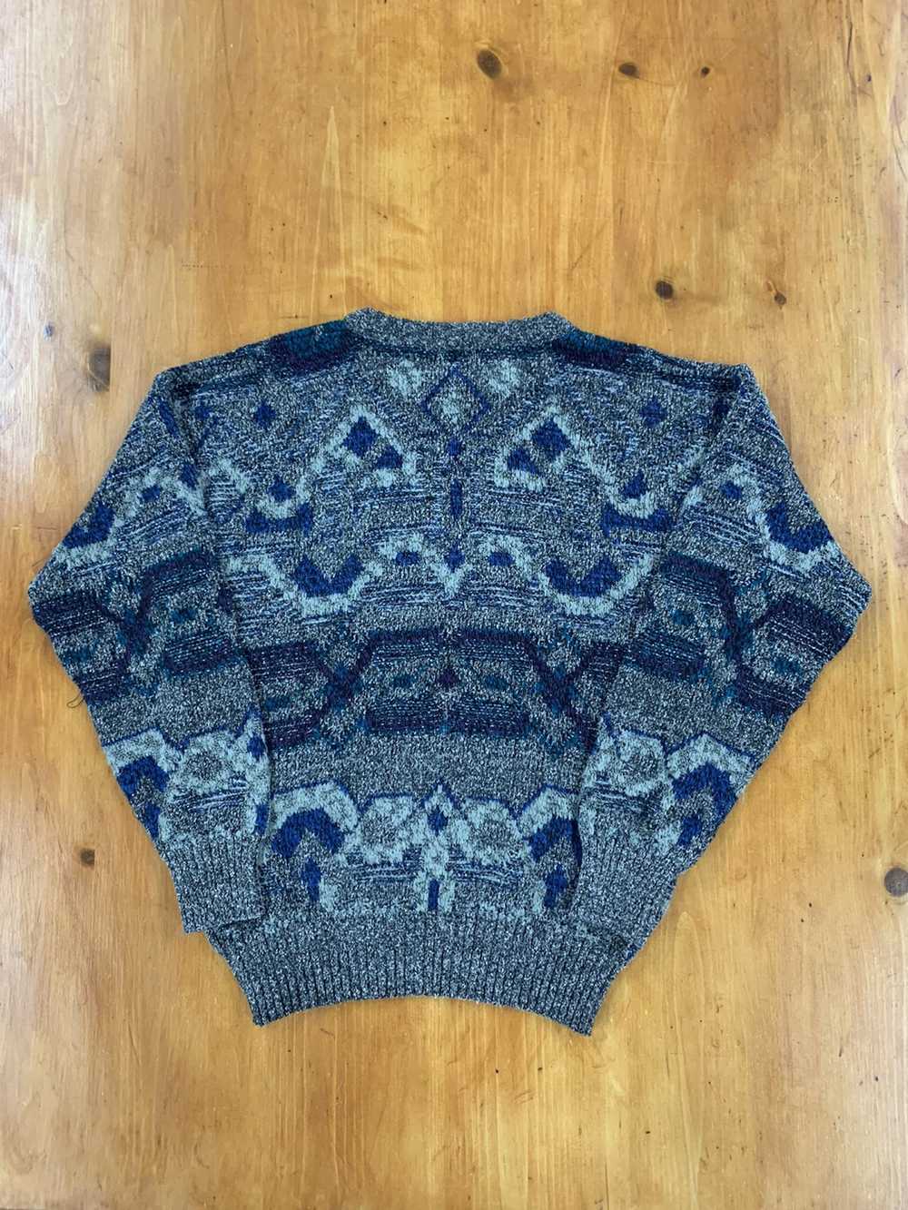 Coloured Cable Knit Sweater × Vintage Vintage Col… - image 4