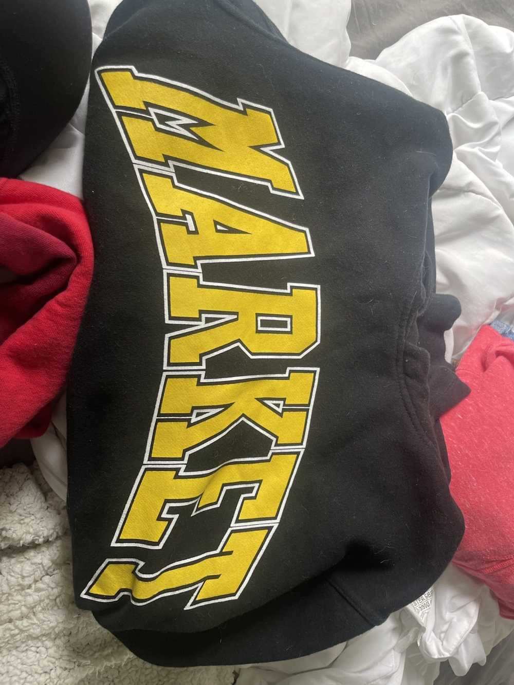 Market Black and yellow market hoodie - image 3