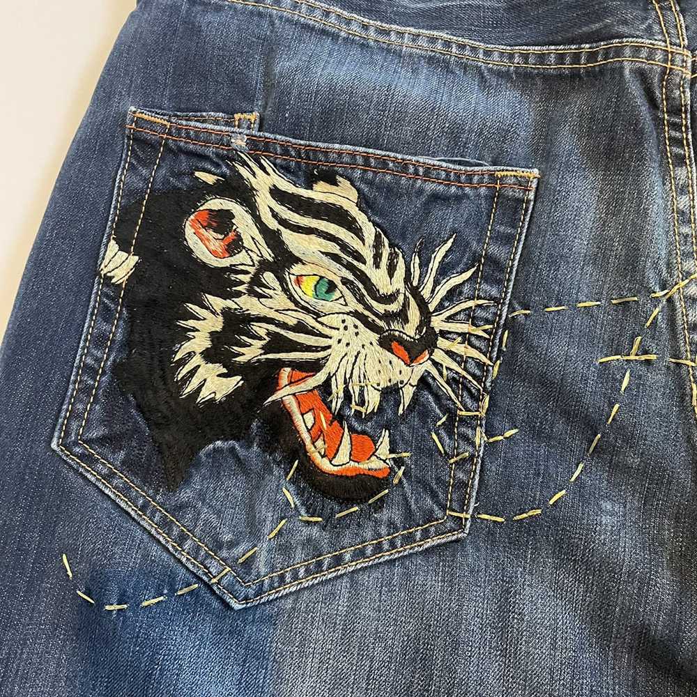 Ed Hardy Y2K Embroidered Ed Hardy Jeans - image 8