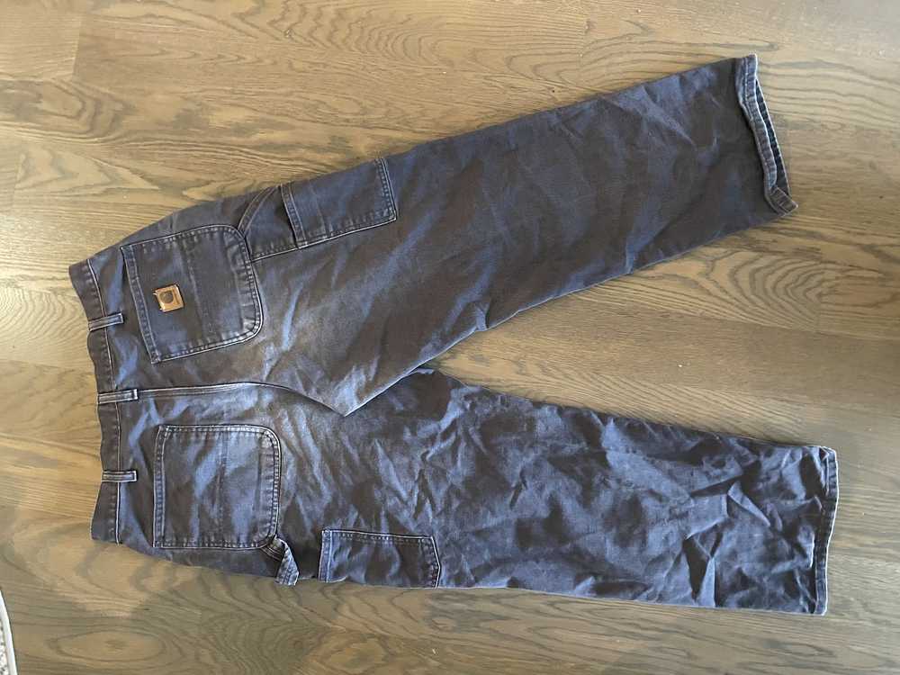 Carhartt Y2K Navy Faded Carhartt Carpenter pants - image 2