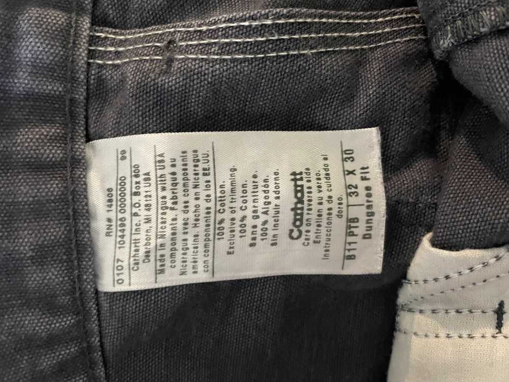 Carhartt Y2K Navy Faded Carhartt Carpenter pants - image 4