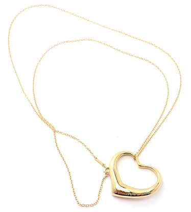 Tiffany & Co. Gold Peretti Extra Large Open Heart… - image 1