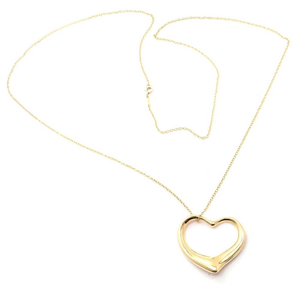 Tiffany & Co. Gold Peretti Extra Large Open Heart… - image 3