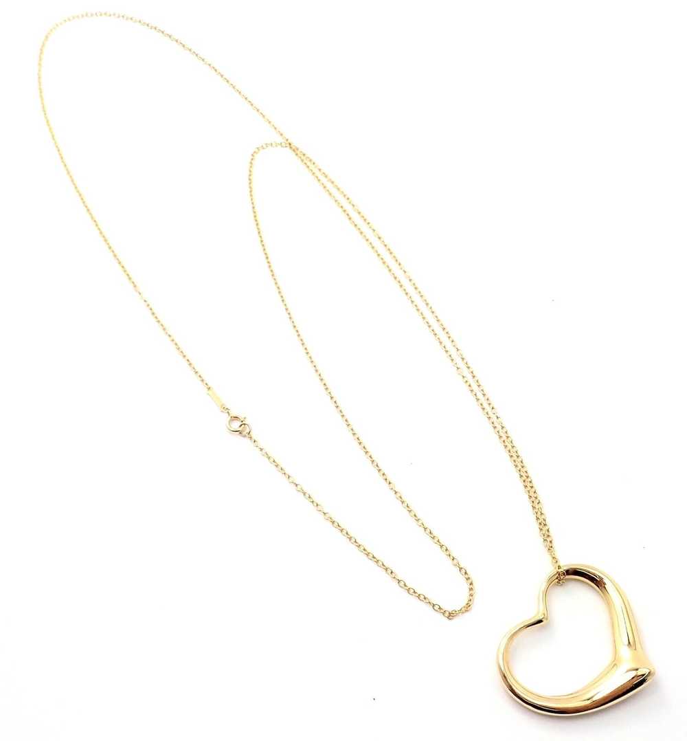 Tiffany & Co. Gold Peretti Extra Large Open Heart… - image 4