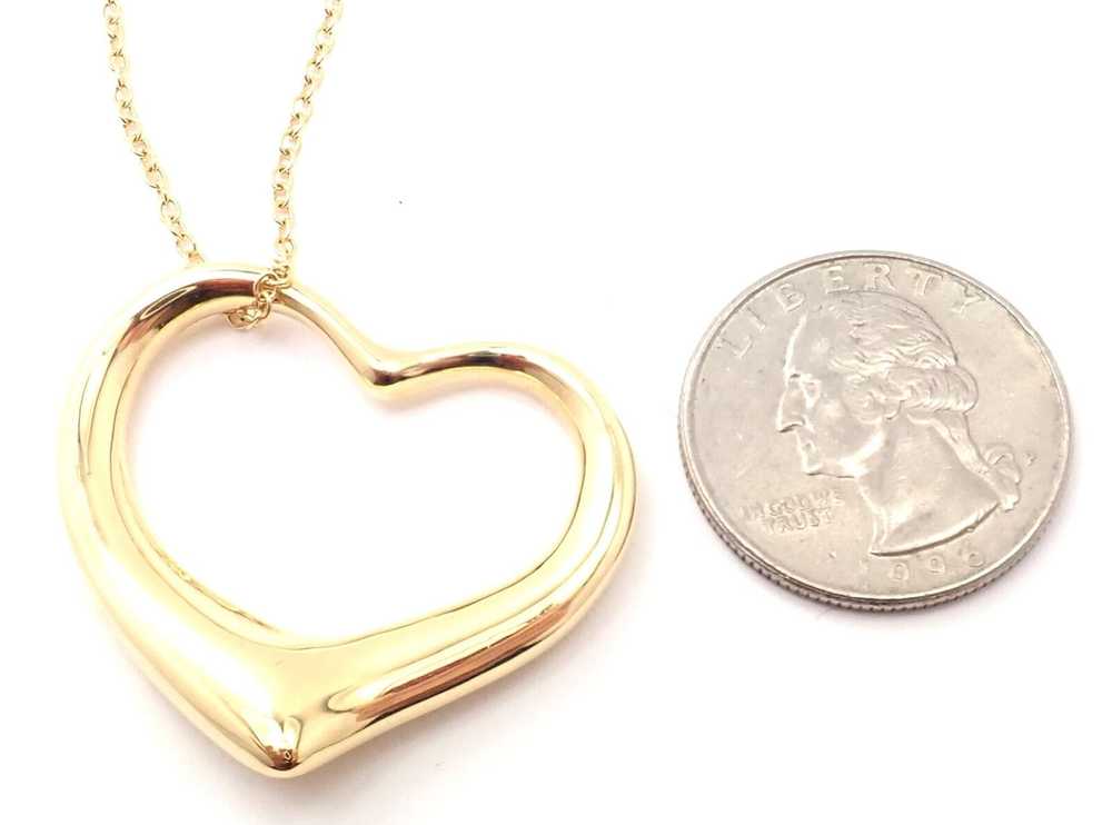 Tiffany & Co. Gold Peretti Extra Large Open Heart… - image 5