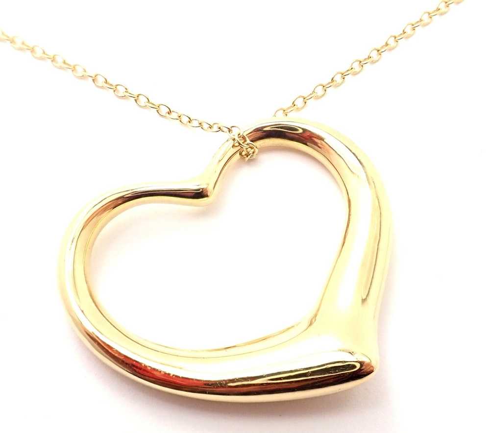 Tiffany & Co. Gold Peretti Extra Large Open Heart… - image 9