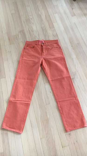 Supreme Washed Regular Jeans Orange - image 1