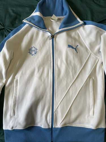 Puma White/Blue Puma track jacket