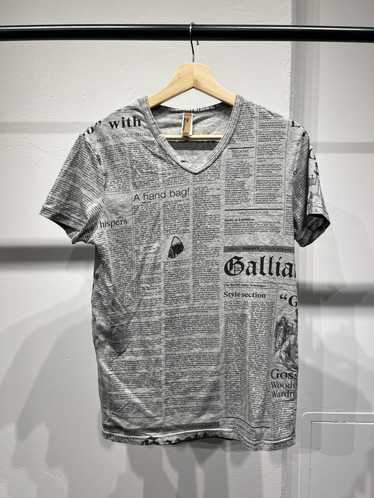 Galliano t shirt newspaper - Gem