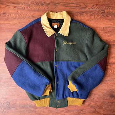 SS19 PLAIN RAINBOW VARSITY JACKET – OBTAIND