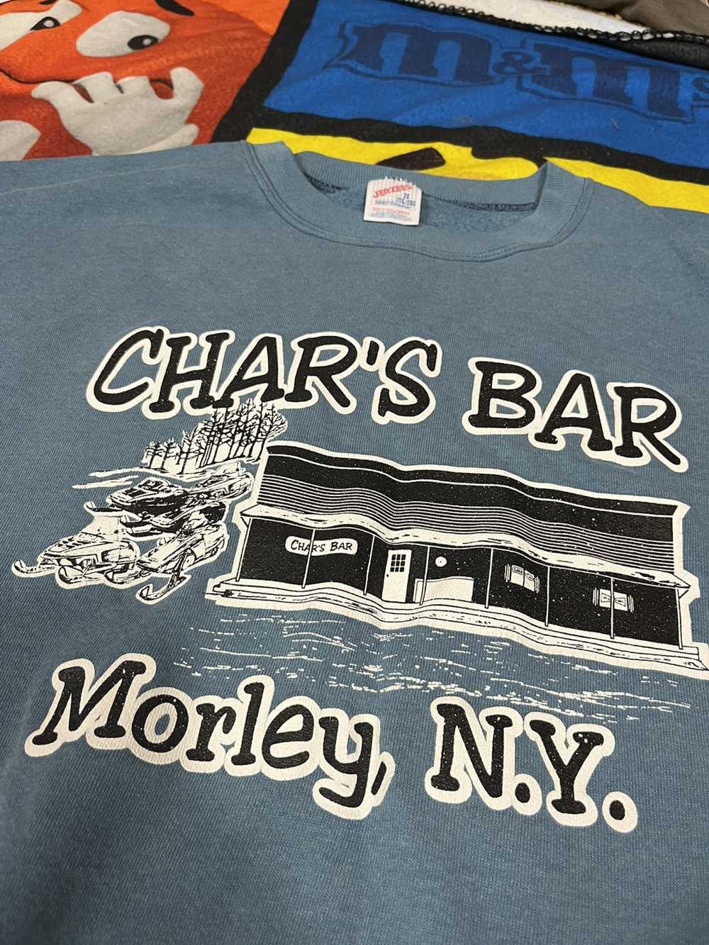 Jerzees × Vintage Vintage 90s Char’s Bar Morley N… - image 3