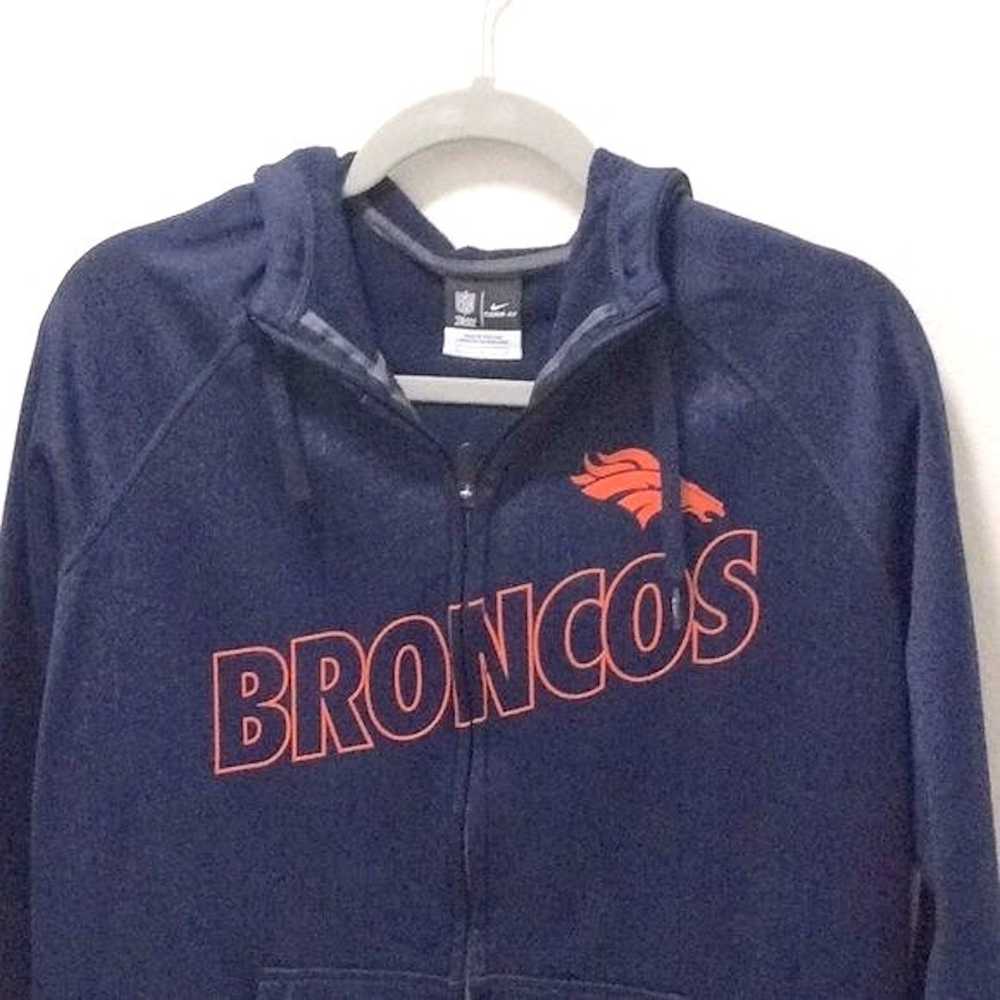 Nike Denver Broncos Nike Hooded Sweatshirt 100%Po… - image 2