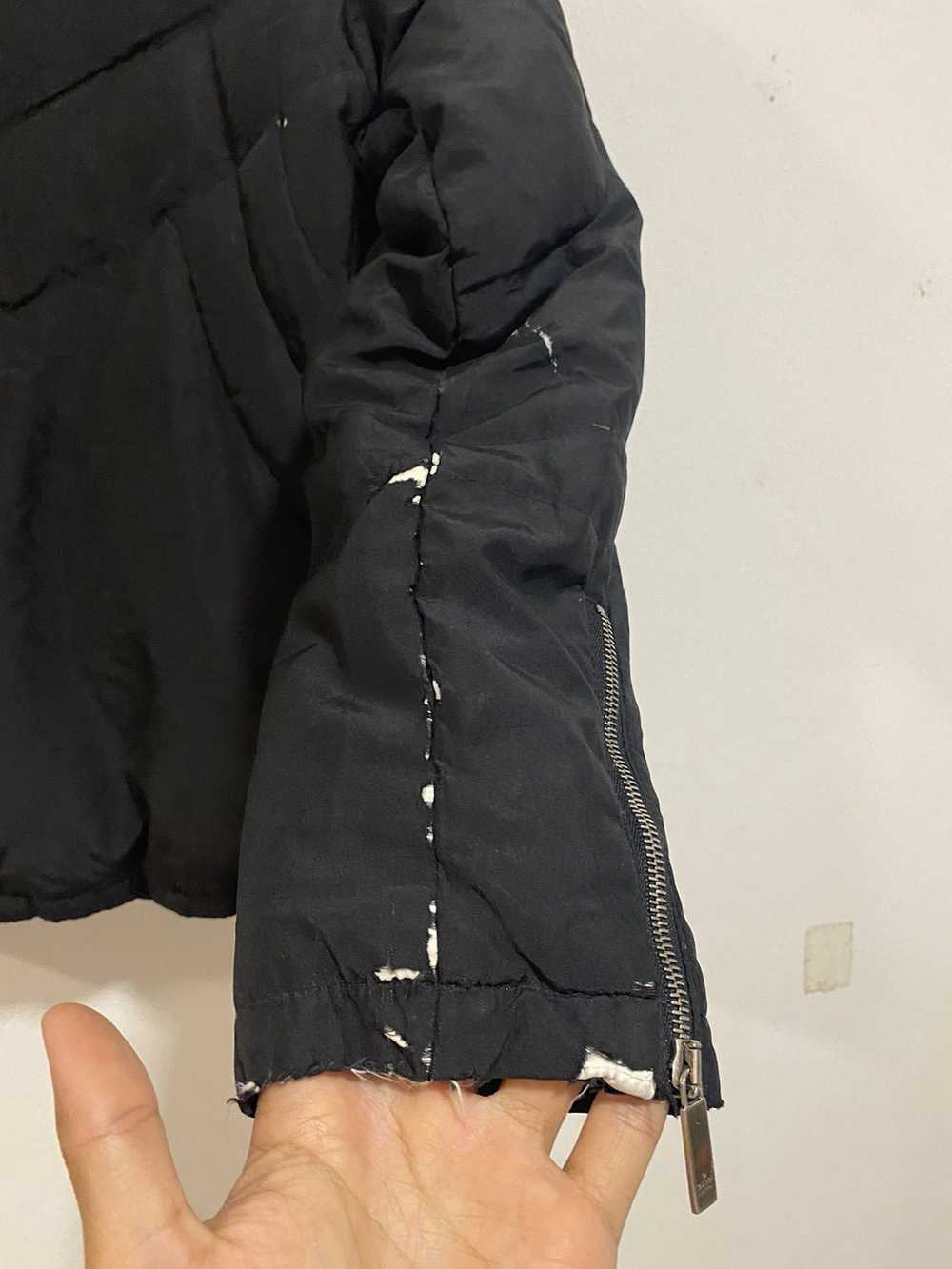 Gucci × Vintage Gucci Black Silk Puffer Coat - image 8