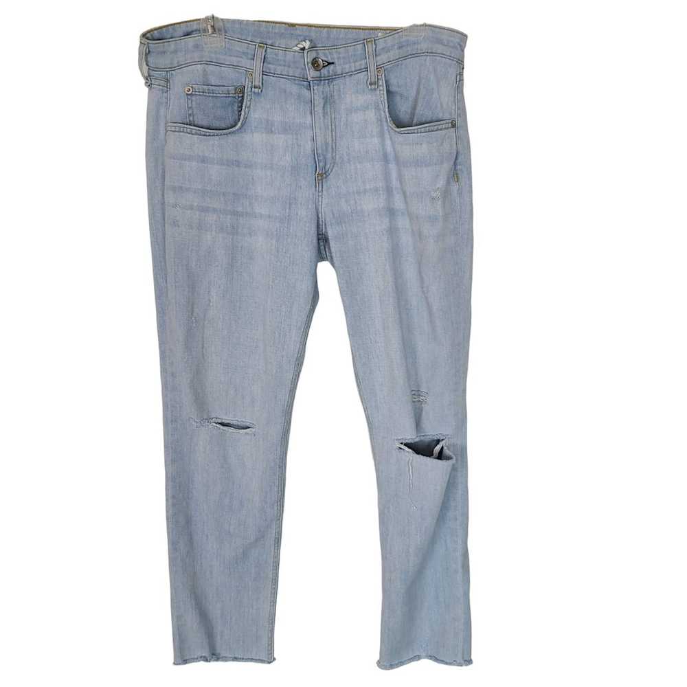 Rag & Bone Rag & Bone Wmens 30 Blue Light Wash Lo… - image 2