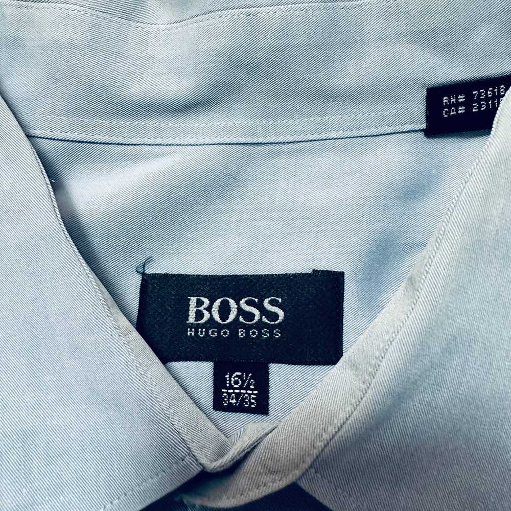 Hugo Boss Hugo Boss solid blue button down - image 5