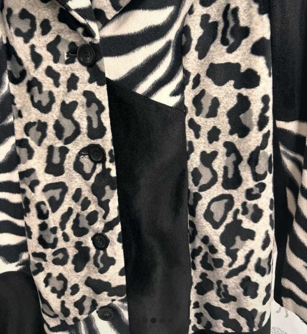 Bebe Y2k animal print Bebe trench style coat - Gem