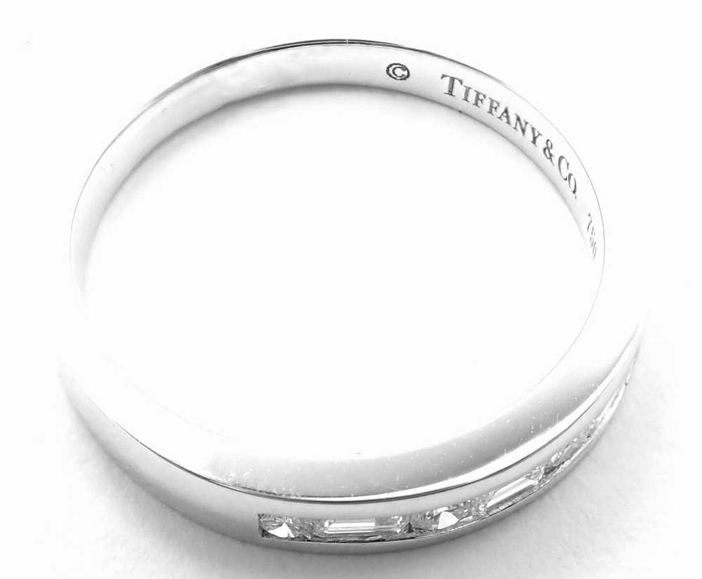 Tiffany & Co. Tiffany & Co 18k White Gold Diamond… - image 6