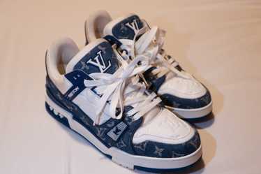 🔥NEW LOUIS VUITTON LV Trainer Sneaker LV 11 White Monogram Virgil Abloh #54  HOT