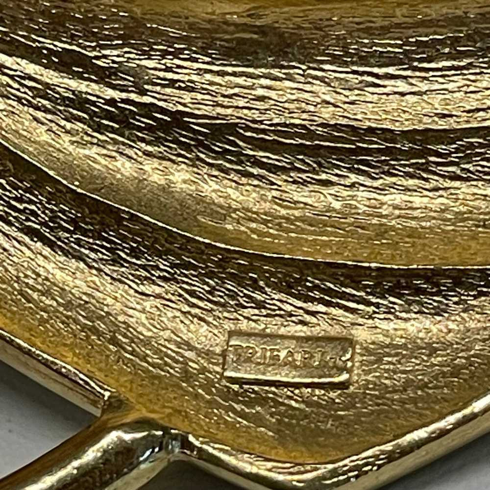 1980’s Trifari Gold Enamel Necklace - image 7