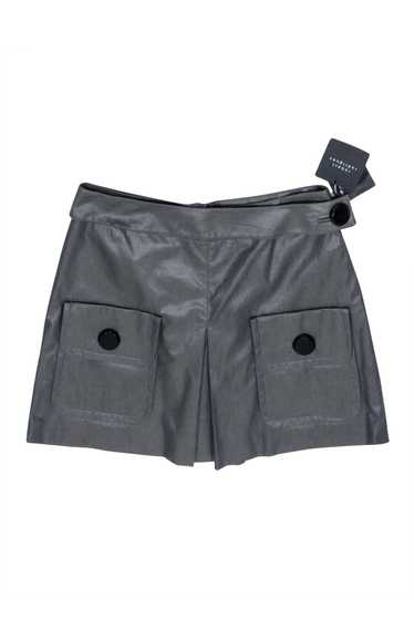 Robert Rodriguez - Grey Belted Mini Skirt Sz 6