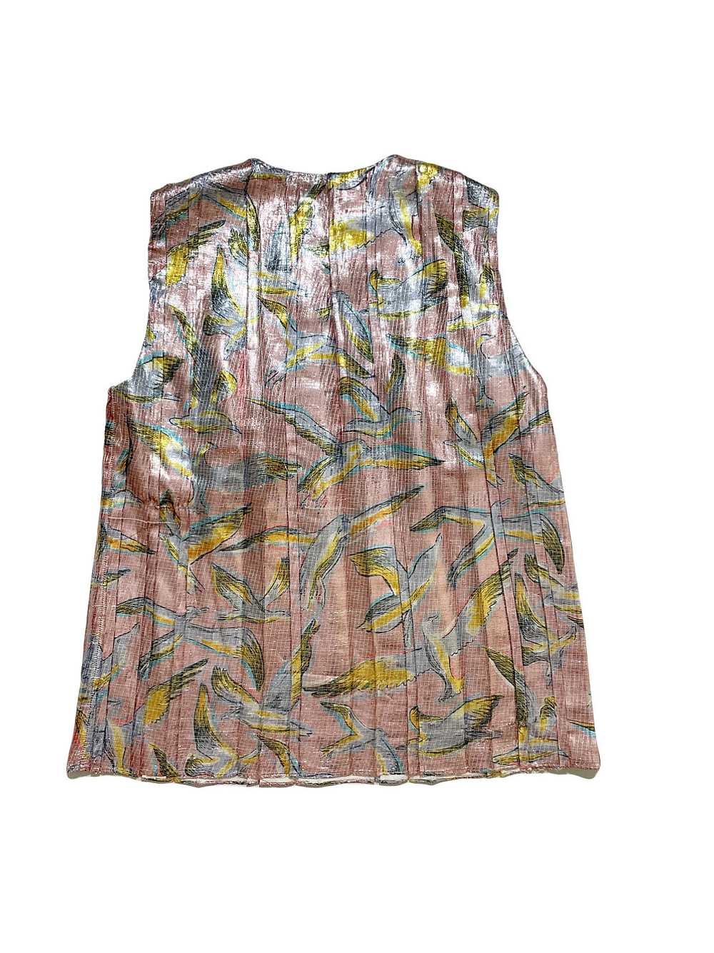 Emilio Pucci Metallic Pink Top UK 8 - image 2