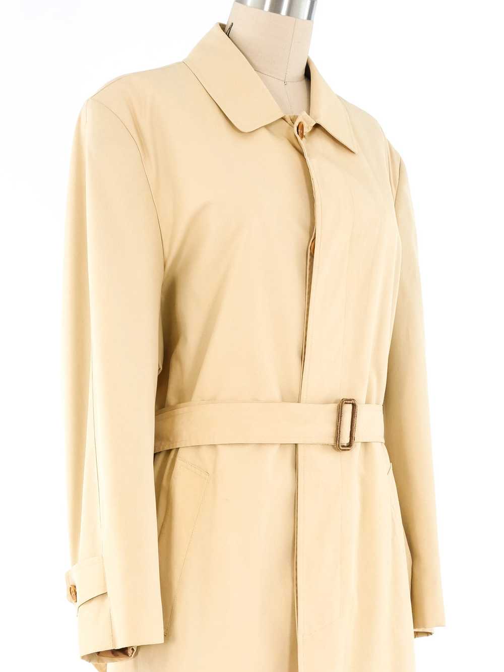 1970s Gucci Cotton Trench Coat - image 2