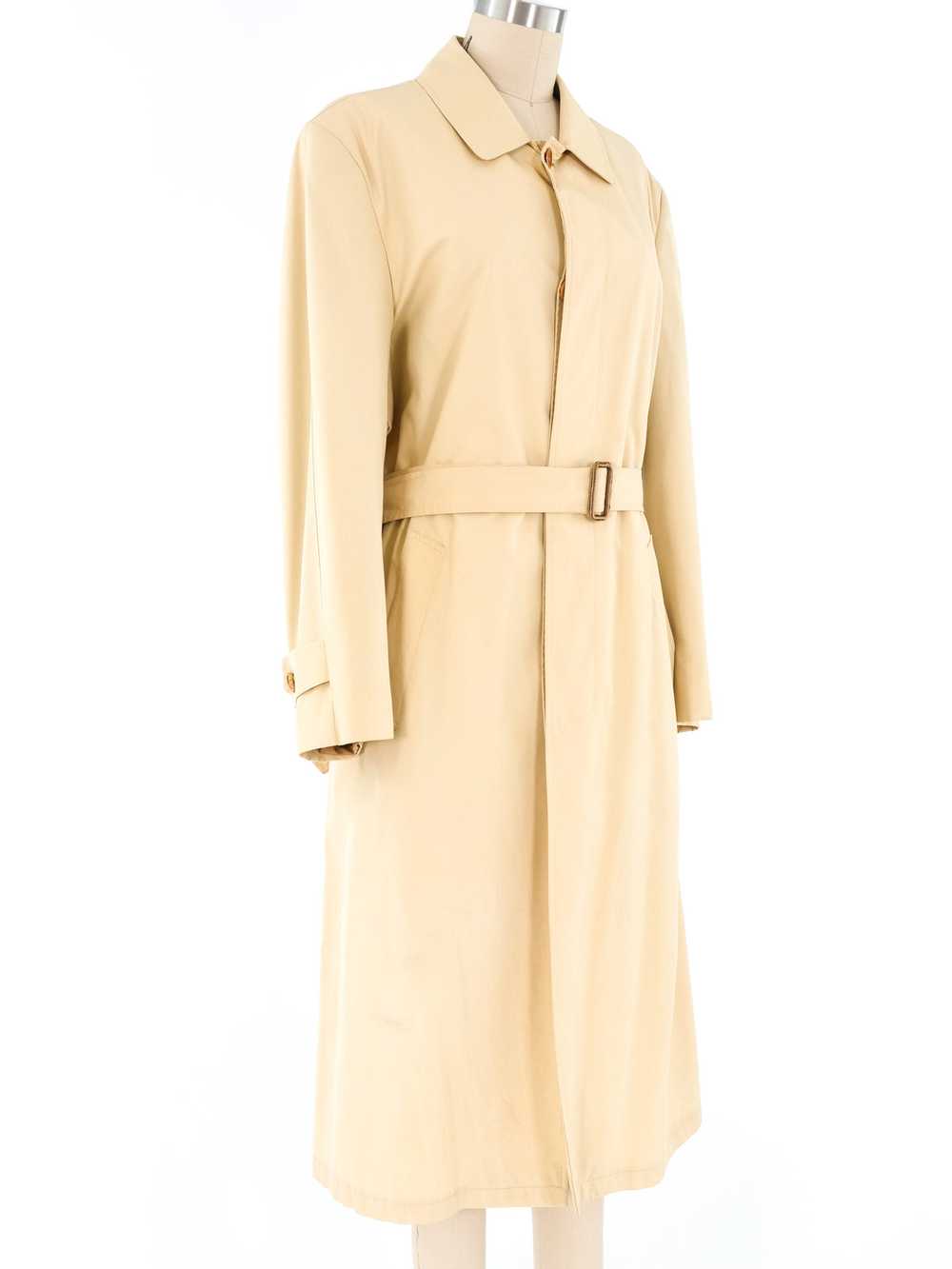 1970s Gucci Cotton Trench Coat - image 3