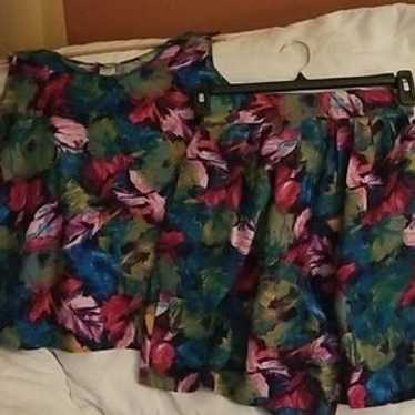 Ladies 2pc Multi Color Tank And Skort Set - image 1