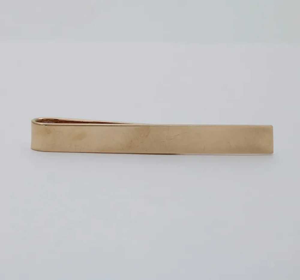 Vintage Tiffany & Co 14K Yellow Gold Tie Clip - image 3