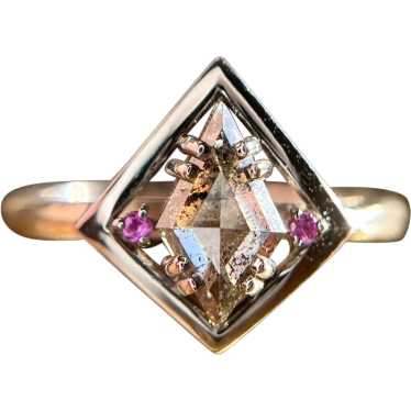 Unique Kite Cut Diamond Ring - image 1