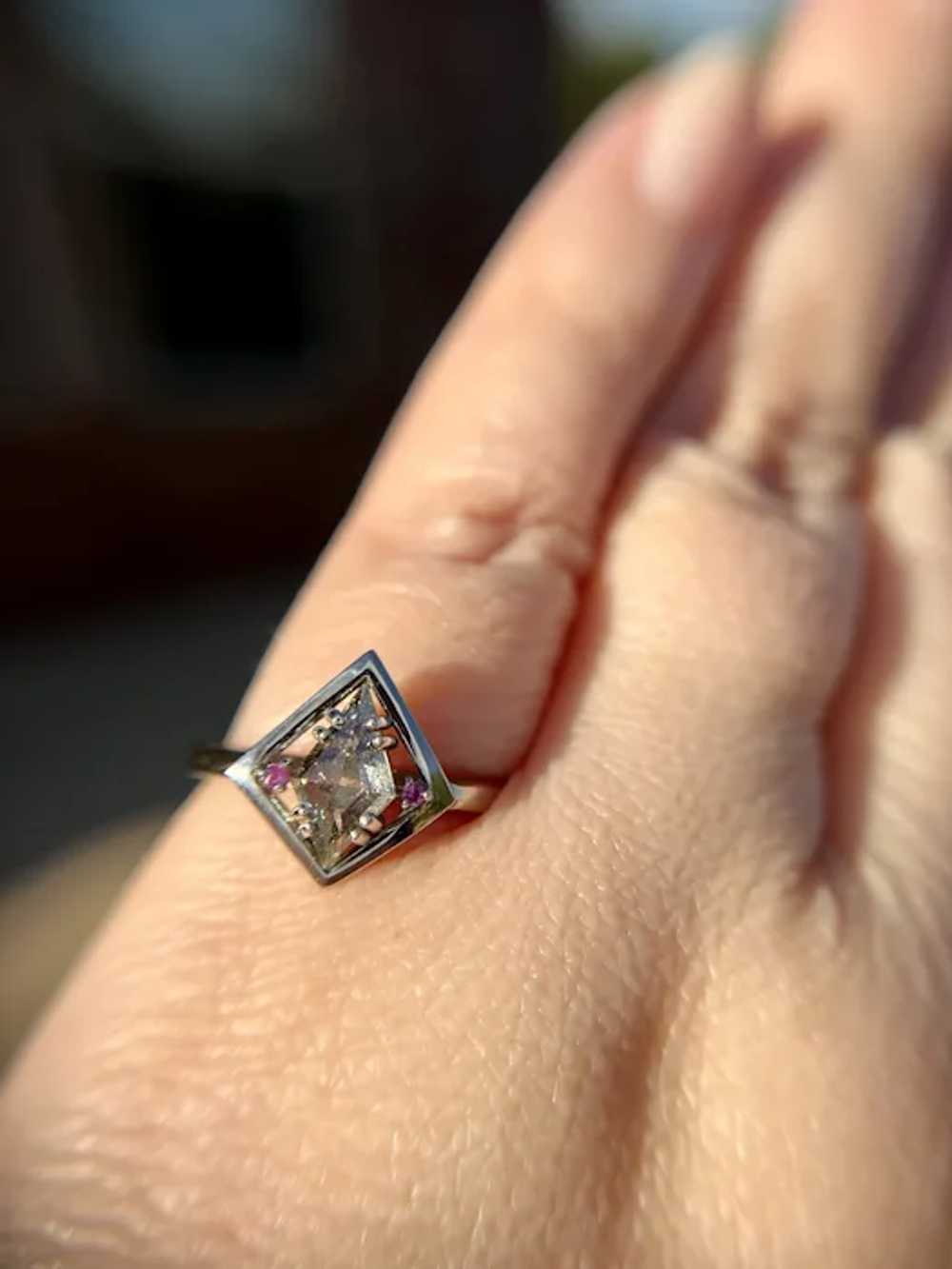 Unique Kite Cut Diamond Ring - image 4