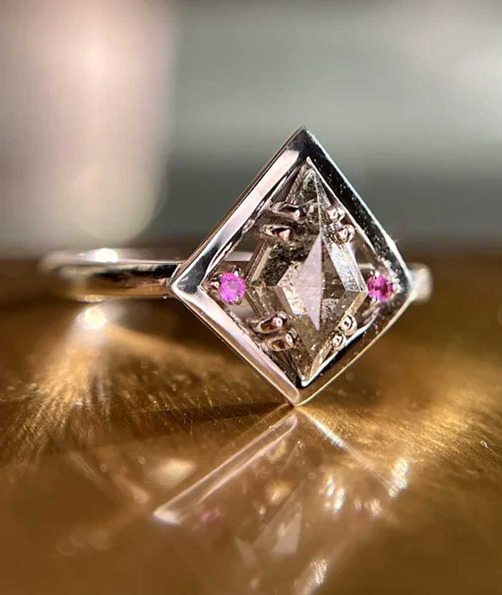 Unique Kite Cut Diamond Ring - image 5