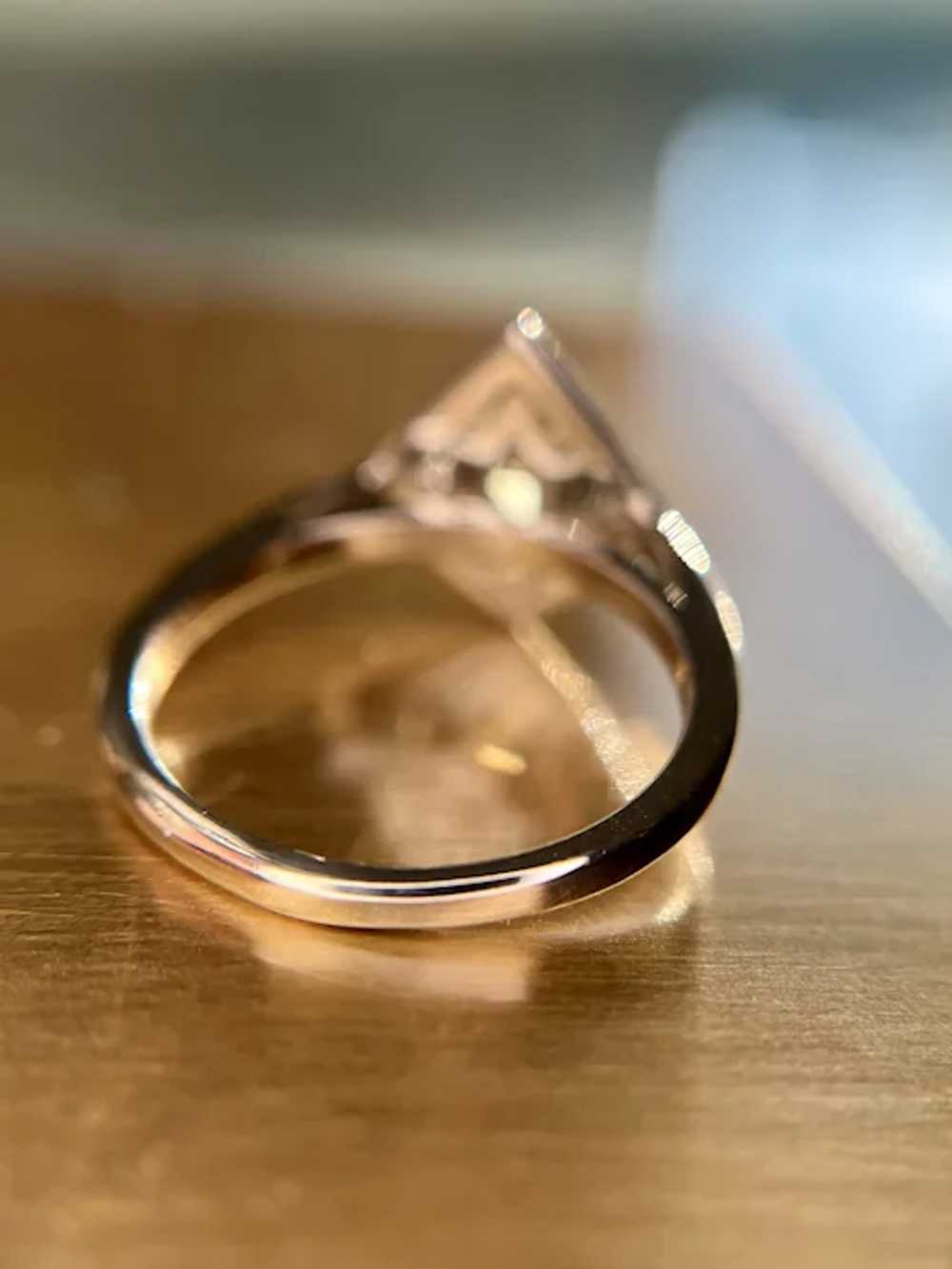 Unique Kite Cut Diamond Ring - image 8