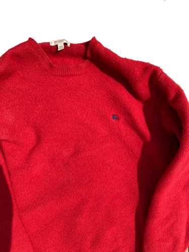 Burberry BURBERRY BRIT Red Cotton Crewneck Sweater