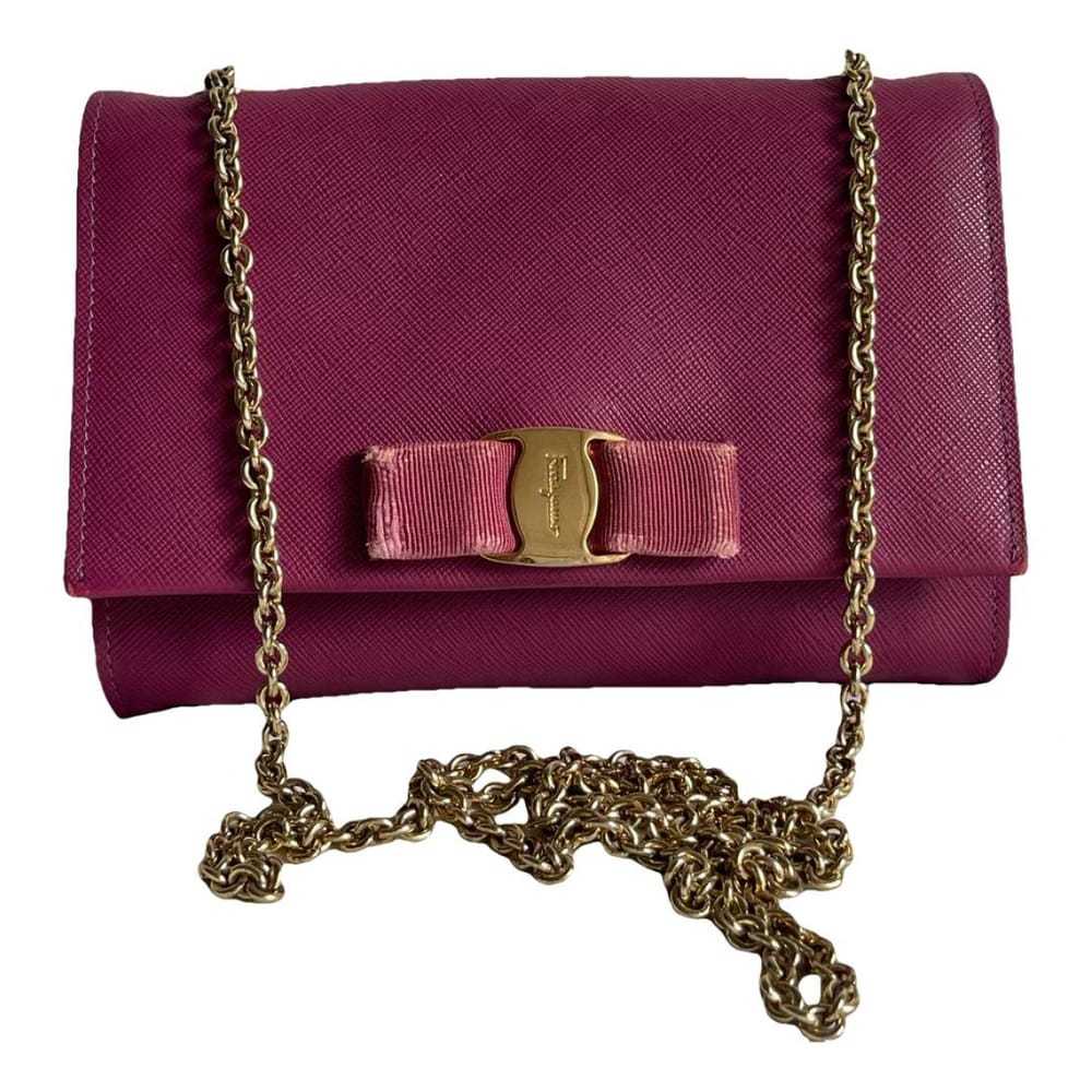 Salvatore Ferragamo Vara leather crossbody bag - image 1