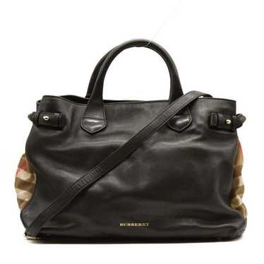 Burberry Calfskin House Check Maidstone Medium Shoulder Bag, Burberry  Handbags