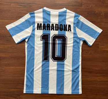 Adidas Argentina 1992 #10 Maradona Home Football Shirt Soccer Jersey Size M