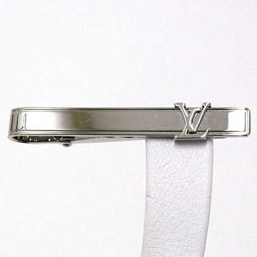 Louis Vuitton Pants Cravat Damier M61976 Tie Clip Accessory Men's Made In  Italy Silver
